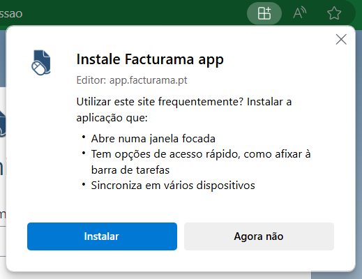 Aplicação instalada em Android