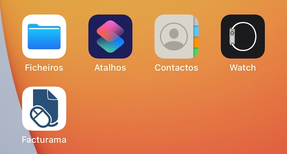 Atalho para o Facturama em iOS